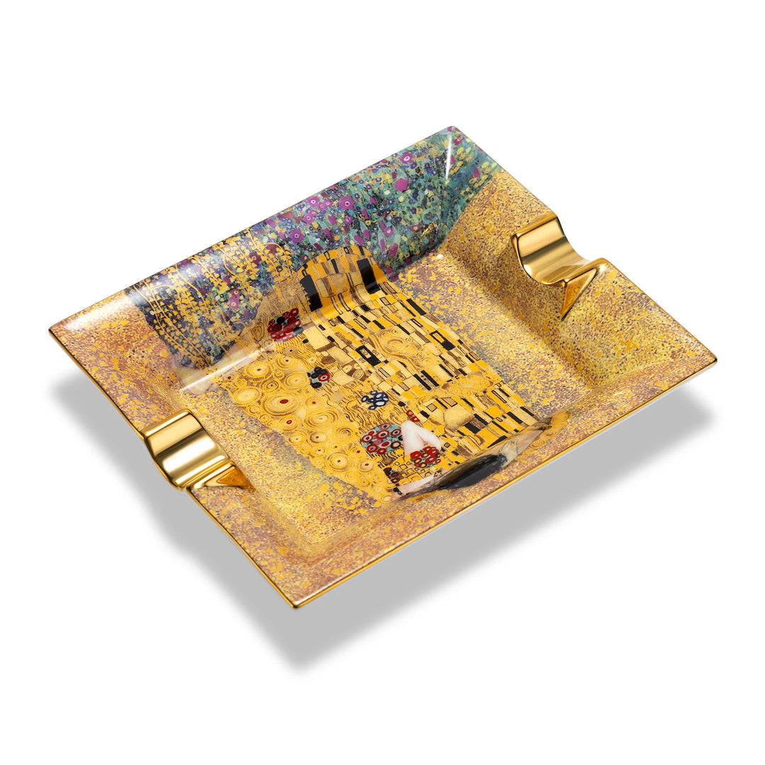 Altura Square – Ceramic Ashtray with Dual Wide Rests