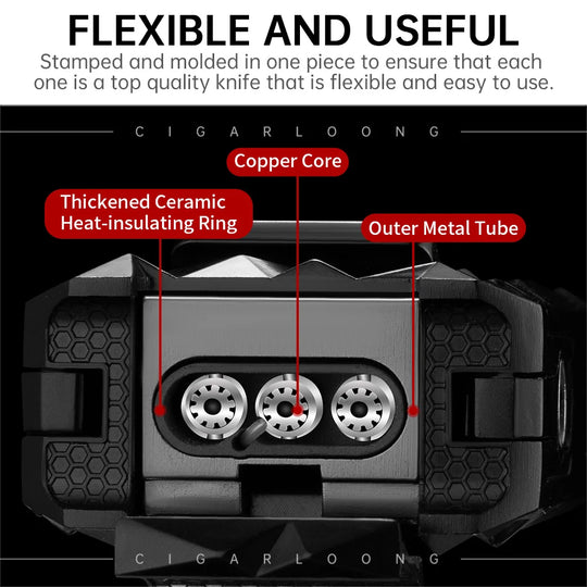 Apex Five – Multifunctional Lighter with Integrated Tools
