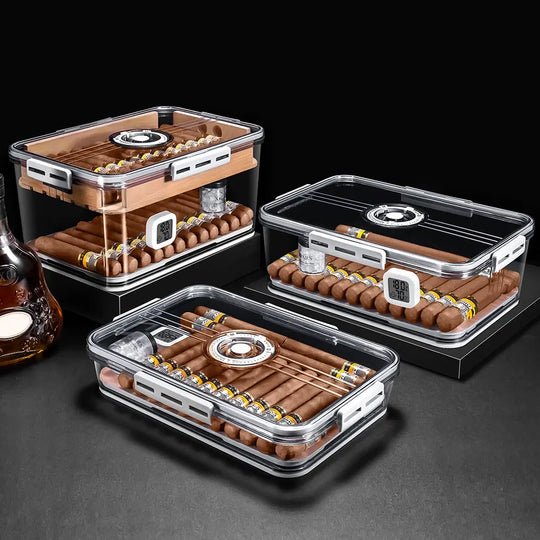 The Curator Clearview Humidor Collection