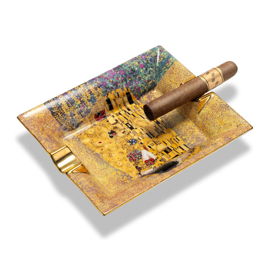 Altura Square – Ceramic Ashtray with Dual Wide Rests