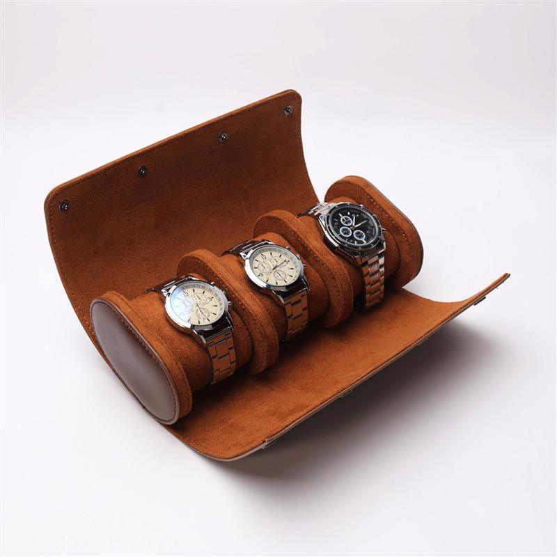 Luxurious Watch Travel Case | Vintage Leather Watch Case | Your Watches Always Protected - Fluid And Fire