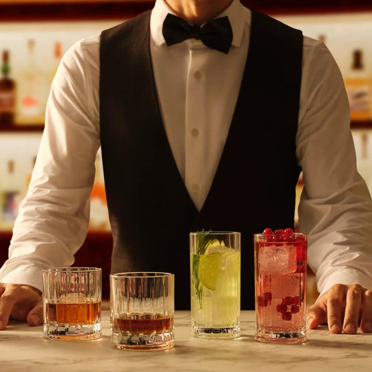 Wayne Set of 4 DOF Whisky Glasses - Fluid And Fire