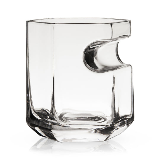 The Hexagon - Crystal Cigar Glass - Fluid And Fire