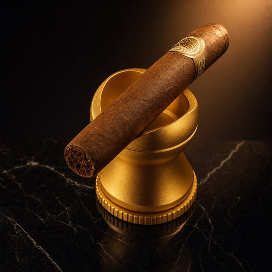 The Arbiter Metal Cigar Stand & Punch - Fluid And Fire