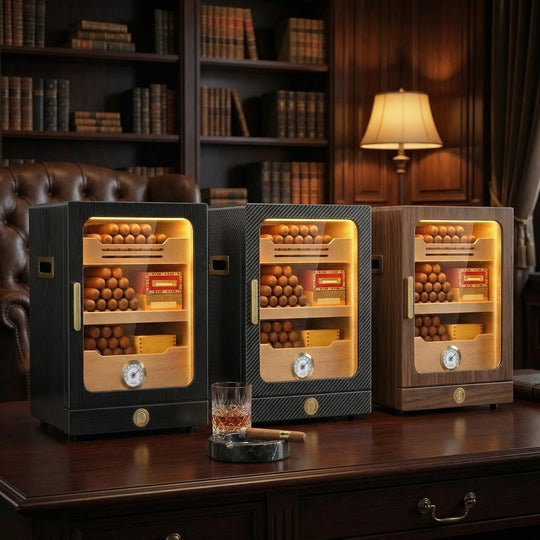 The Athenaeum Desktop Cigar Humidor Cabinet