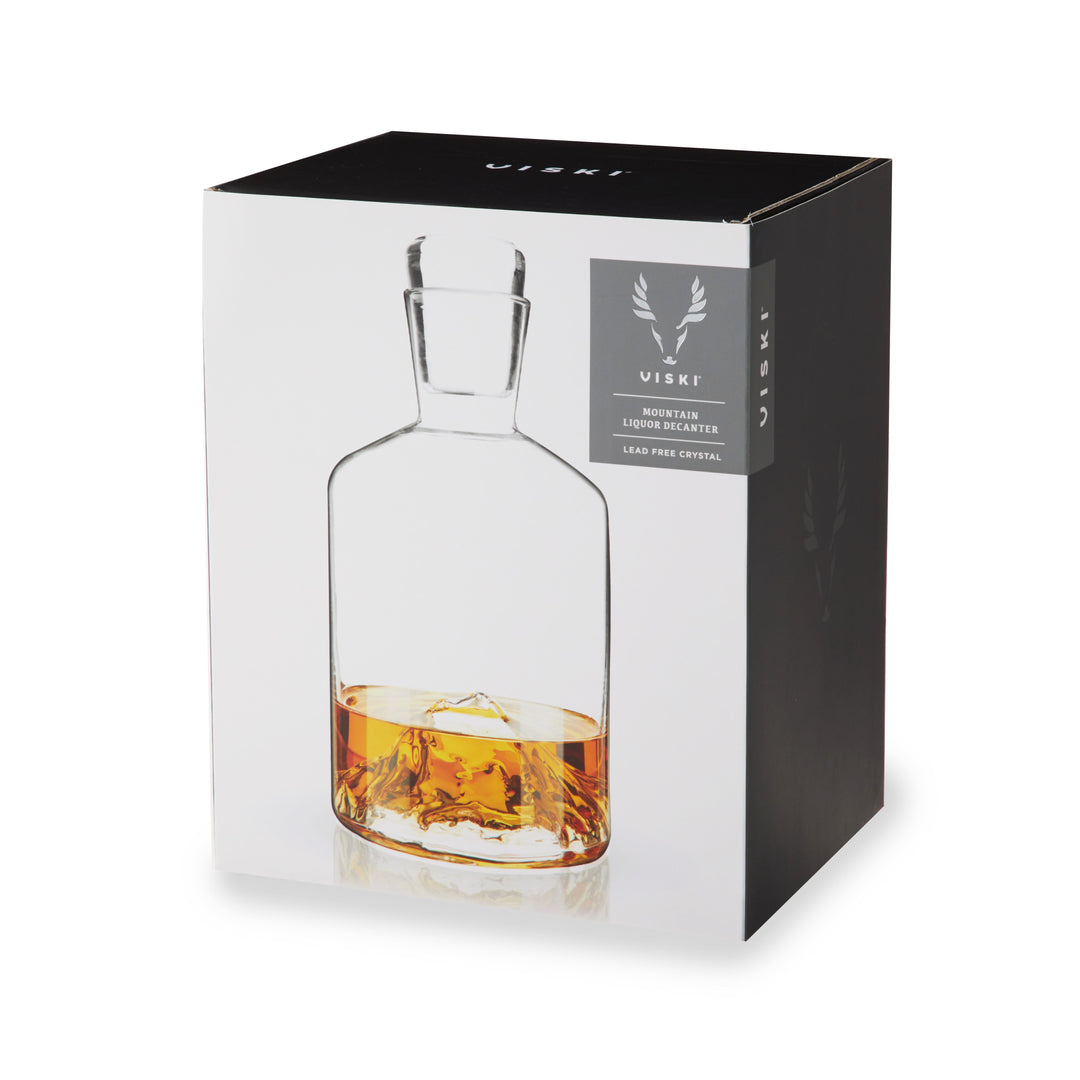 Mountain Crystal Liquor Decanter - Fluid And Fire