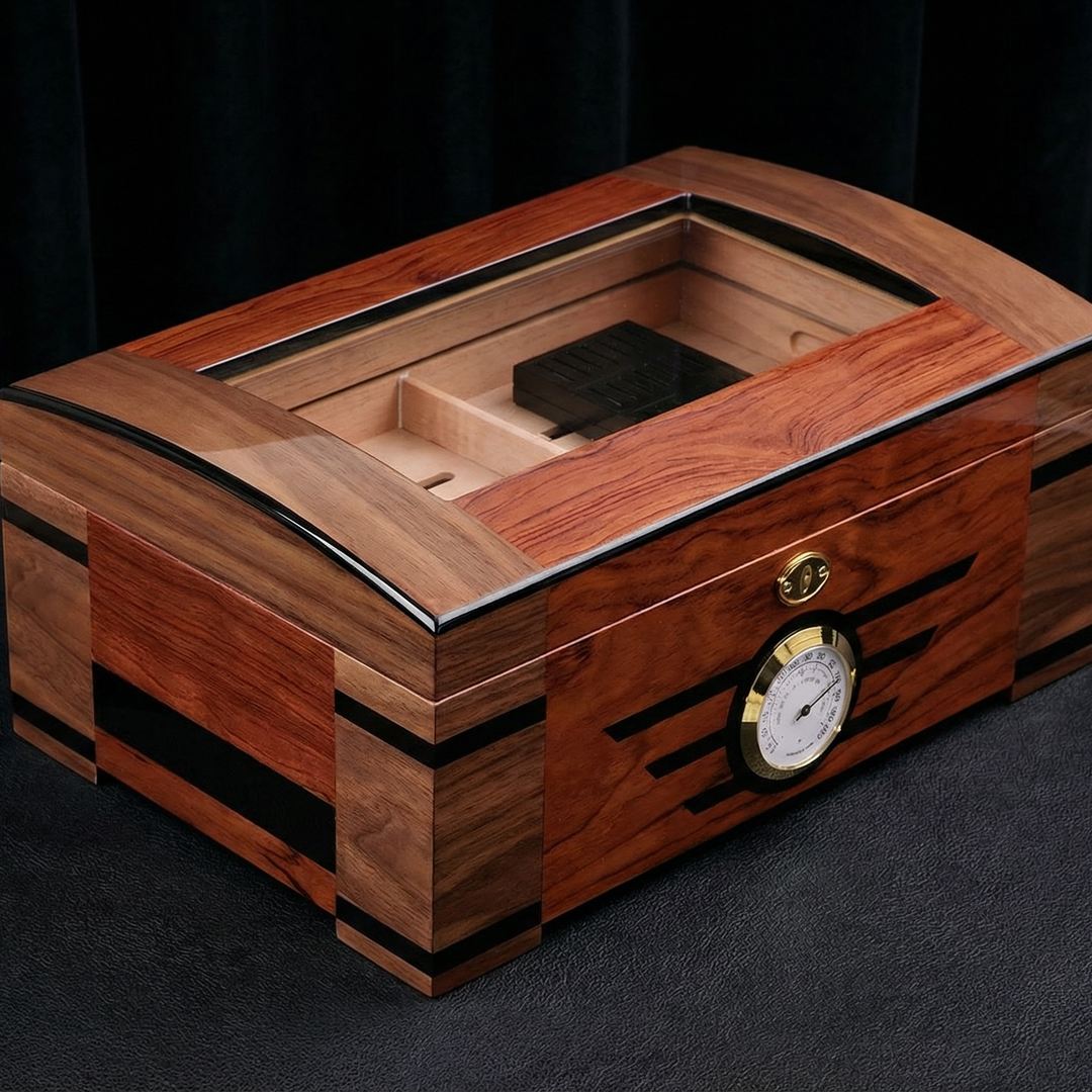 The Statesman Cedar Wood Cigar Humidor