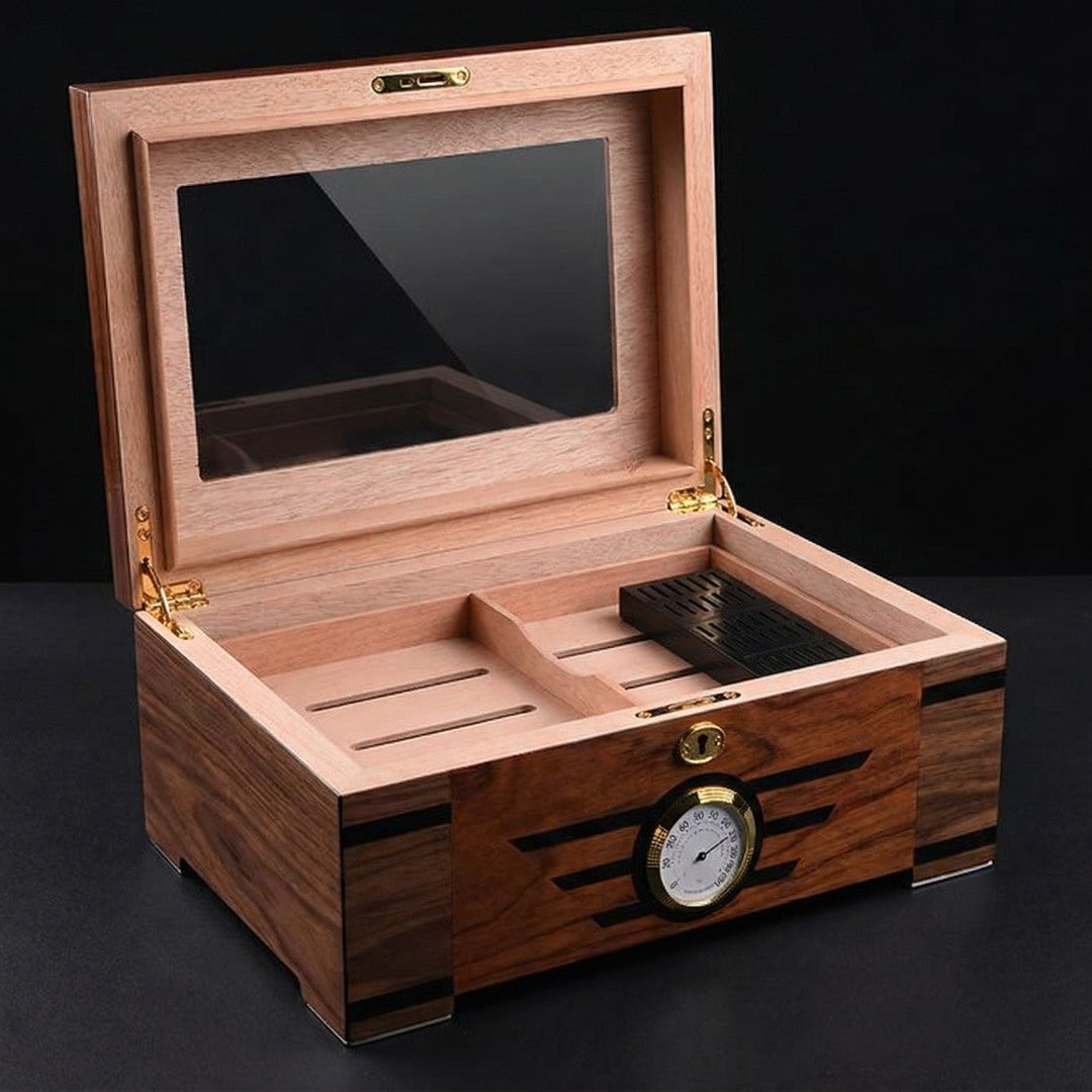 The Statesman Cedar Wood Cigar Humidor