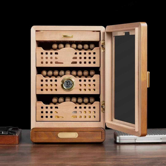 The Chairman's Set Humidor & Accessory Set