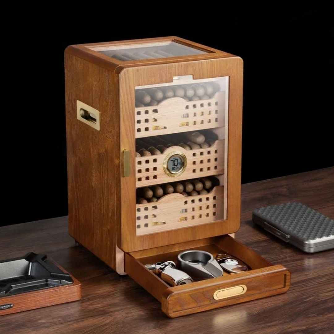 The Chairman's Set Humidor & Accessory Set