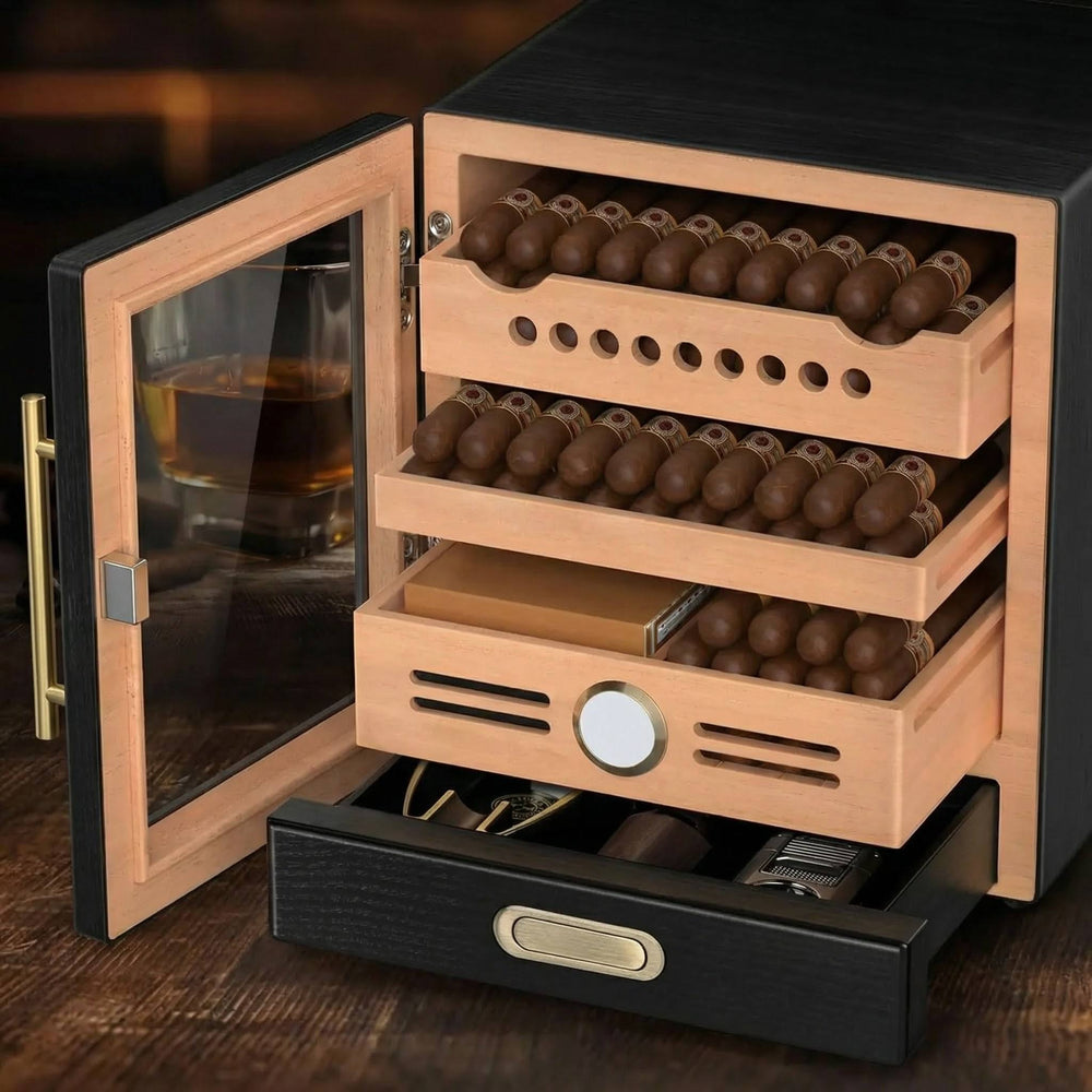 The Chamberlain Humidor Cabinet (80-100 Cigar Capacity)