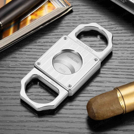 The Connoisseur's Art Deco Cigar Accessory Set (3-Piece)