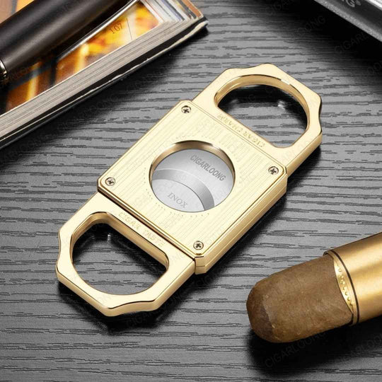 The Connoisseur's Art Deco Cigar Accessory Set (3-Piece)