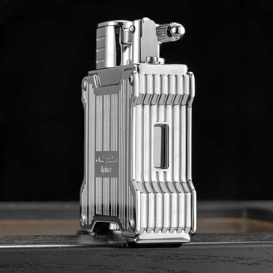 The Connoisseur's Art Deco Cigar Accessory Set (3-Piece)