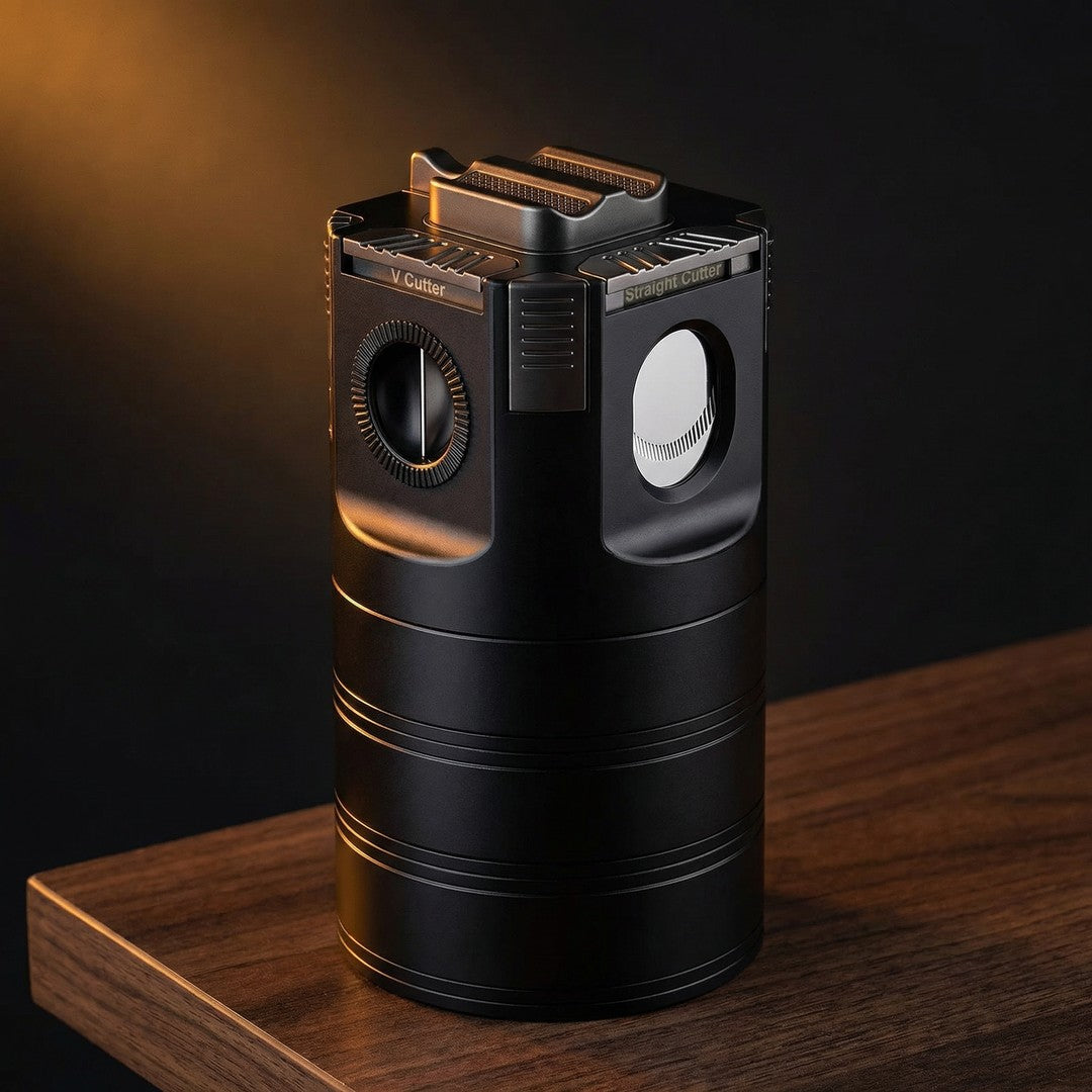 The Armory: 8-in-1 Desktop Cigar Lighter Station