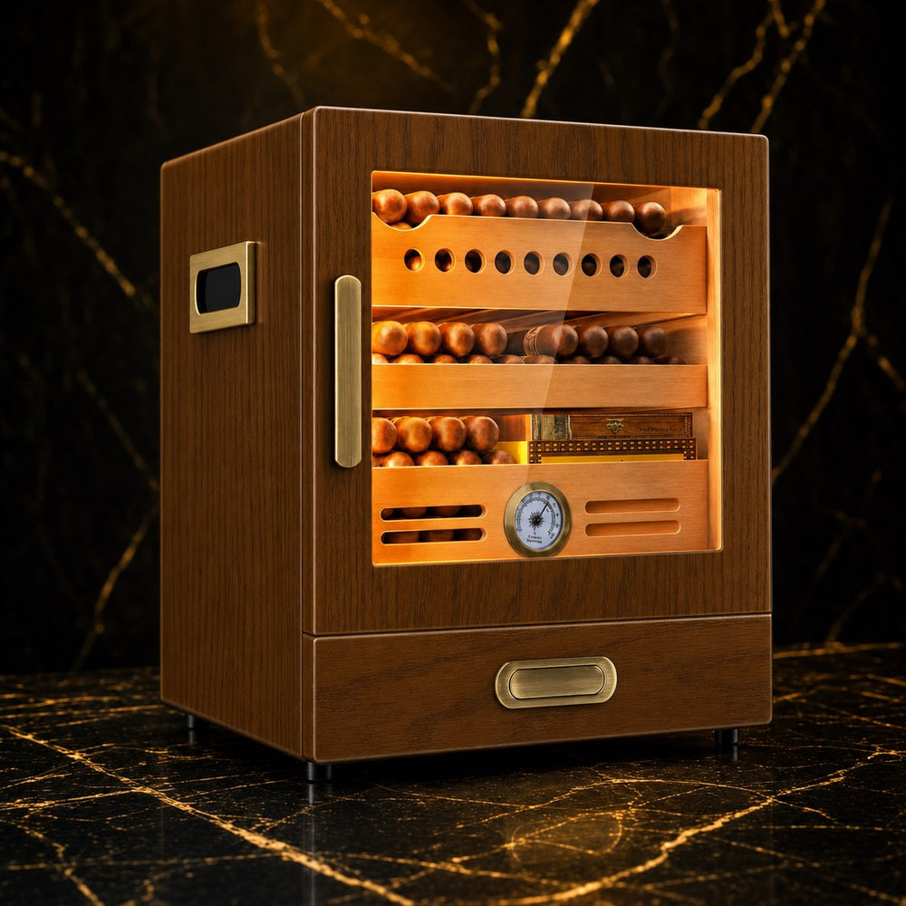 The Chamberlain Humidor Cabinet (80-100 Cigar Capacity) - Fluid And Fire