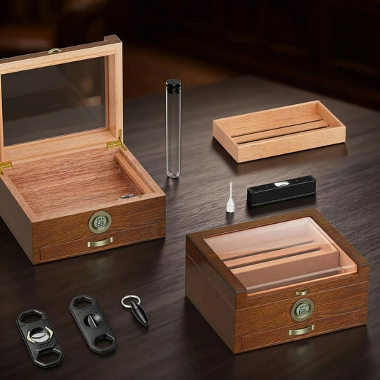 The Symphony: Music Box Cedar Humidor