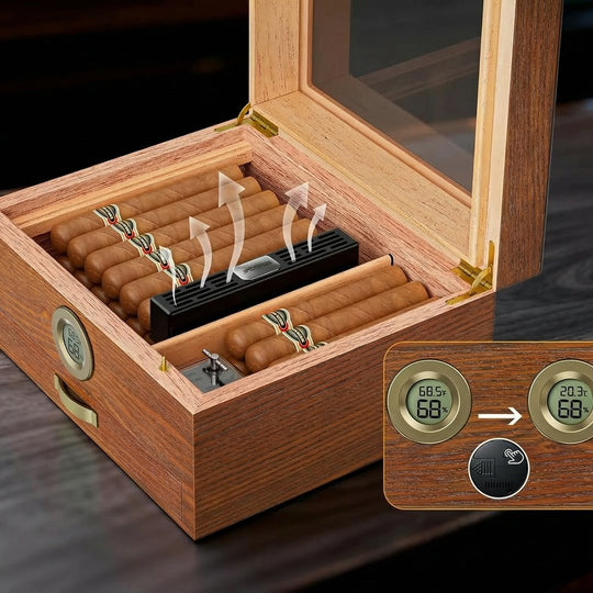 The Symphony: Music Box Cedar Humidor
