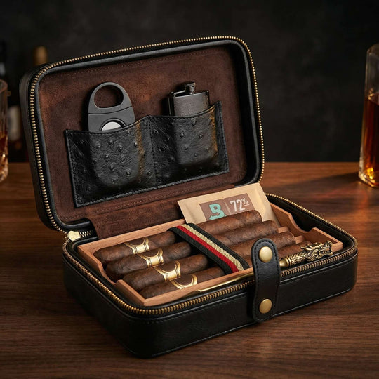 The Alchemist Travel Humidor Kit (5-Cigar Capacity) - Fluid And Fire