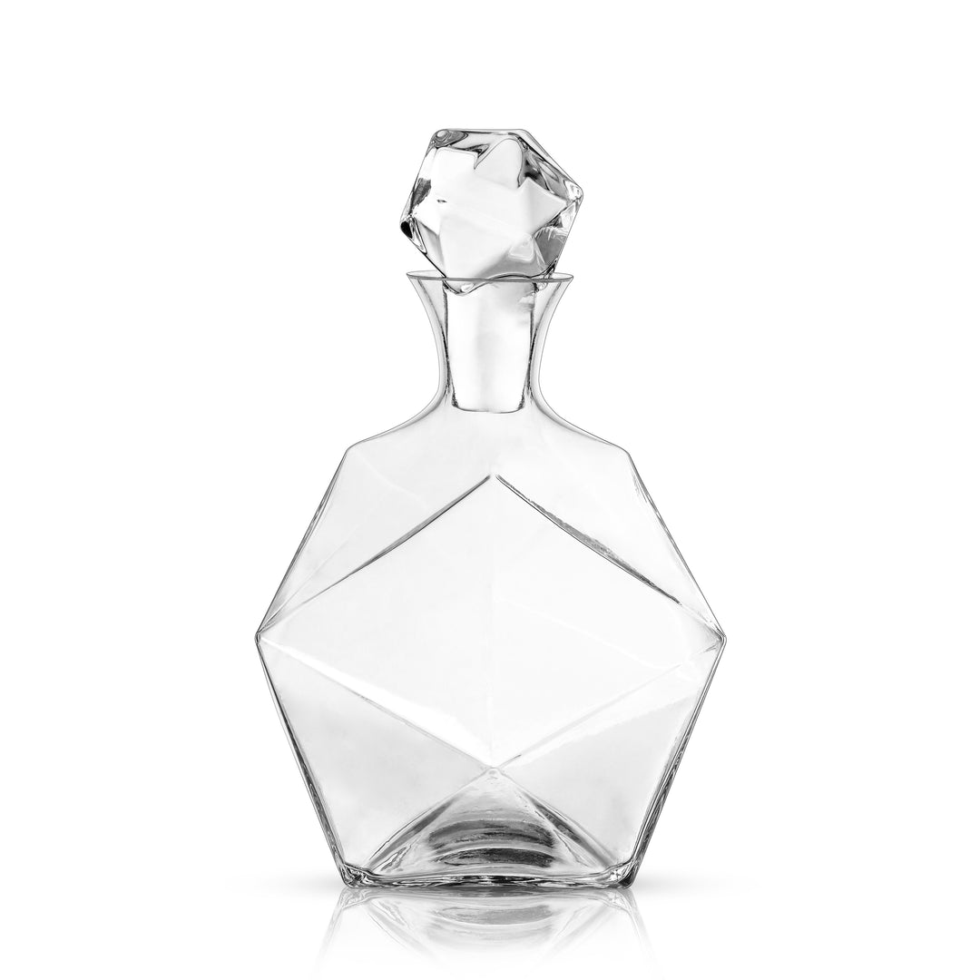 Seneca Faceted Crystal Liquor Decanter - Fluid And Fire