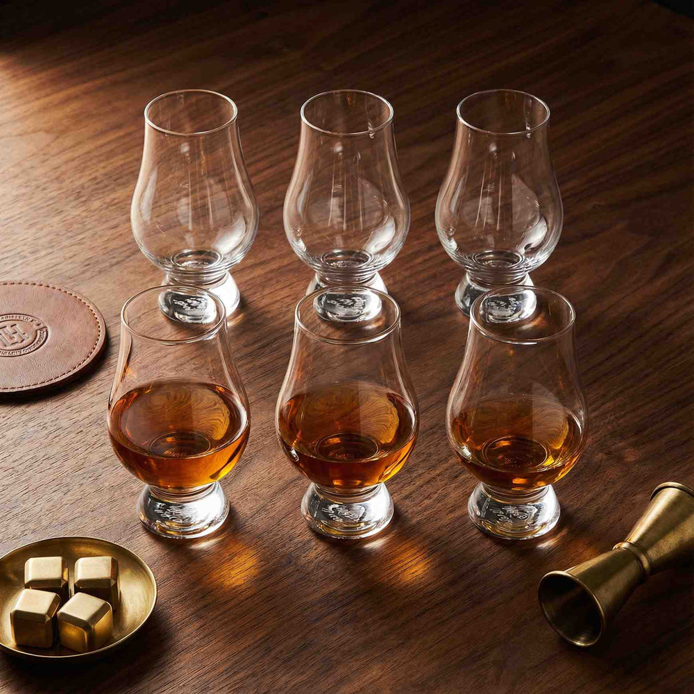 The Connoisseur's Tulip — 6-Piece Crystal Tasting Glass Set