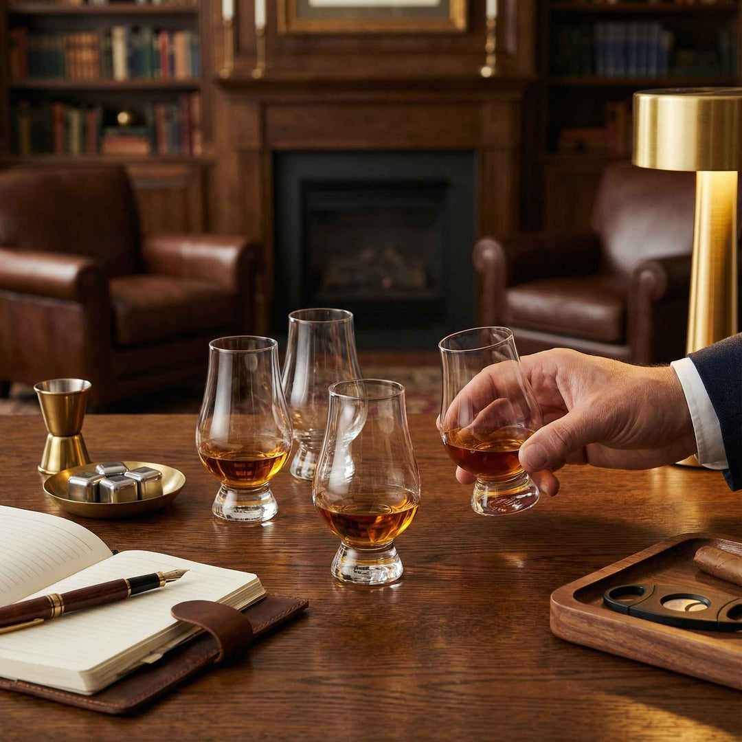 The Connoisseur's Tulip — 6-Piece Crystal Tasting Glass Set