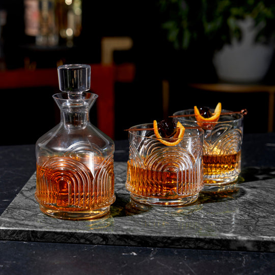 Beau Stacking Decanter Set - Fluid And Fire