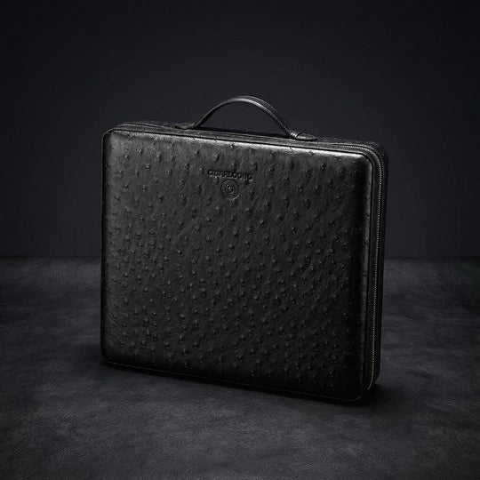 The Envoy Portable Leather Cigar Humidor