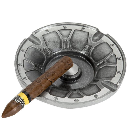 Metal Cigar Ashtray with 4 Holders – Perfect for Home, Travel, and Outdoor Use