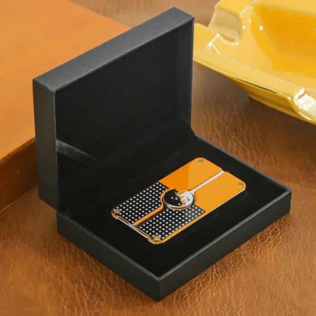 Metallic Blaze Triple Torch - Unique Lighter for the Unique Gentleman - Fluid And Fire