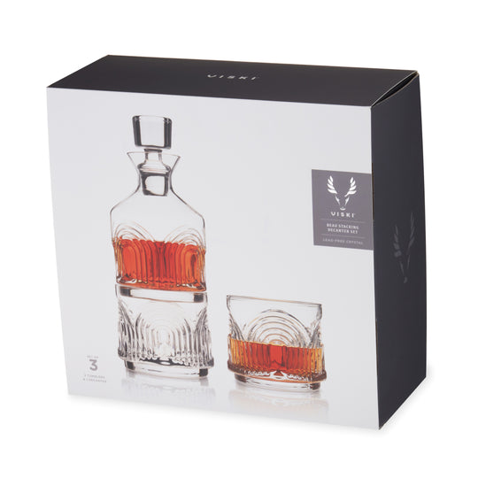 Beau Stacking Decanter Set - Fluid And Fire