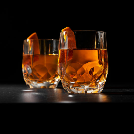 Reserve Bruno Crystal Cocktail Glasses - Fluid And Fire