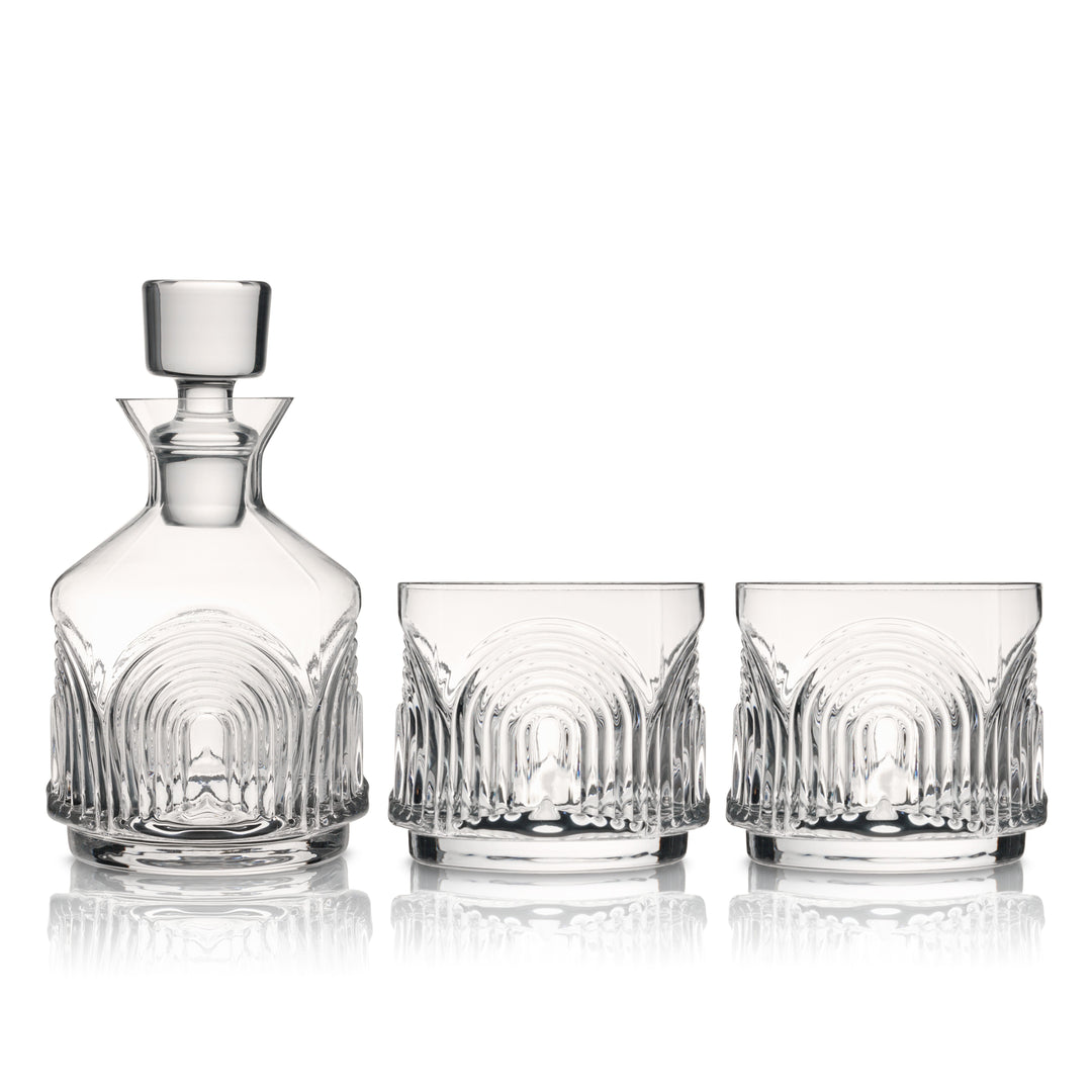 Beau Stacking Decanter Set - Fluid And Fire