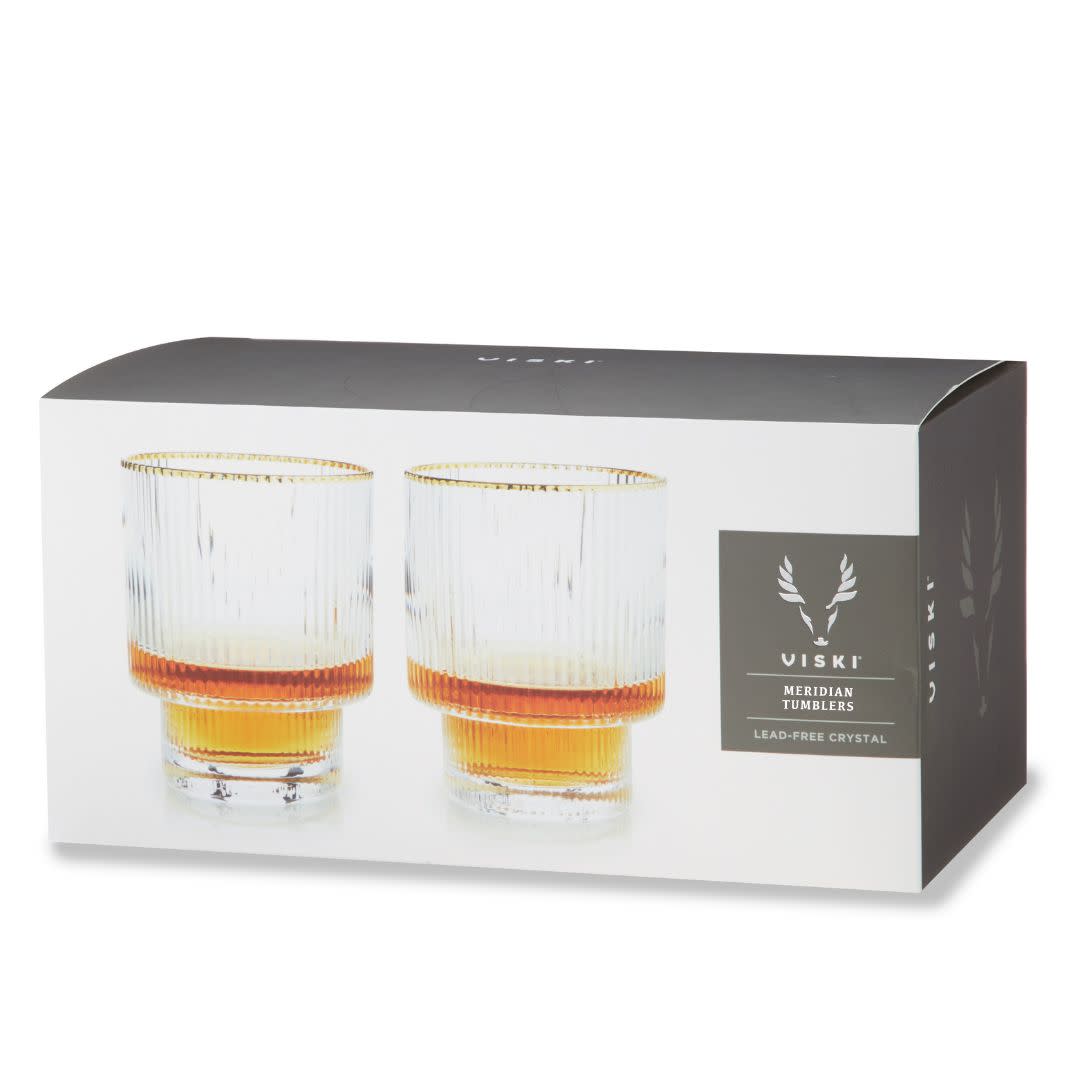 Meridian Crystal Tumblers Set of 2 - Fluid And Fire