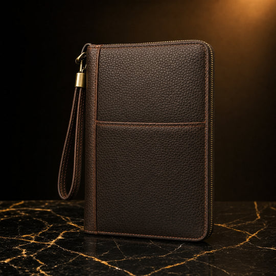The Portafoglio: Leather Cigar Handbag