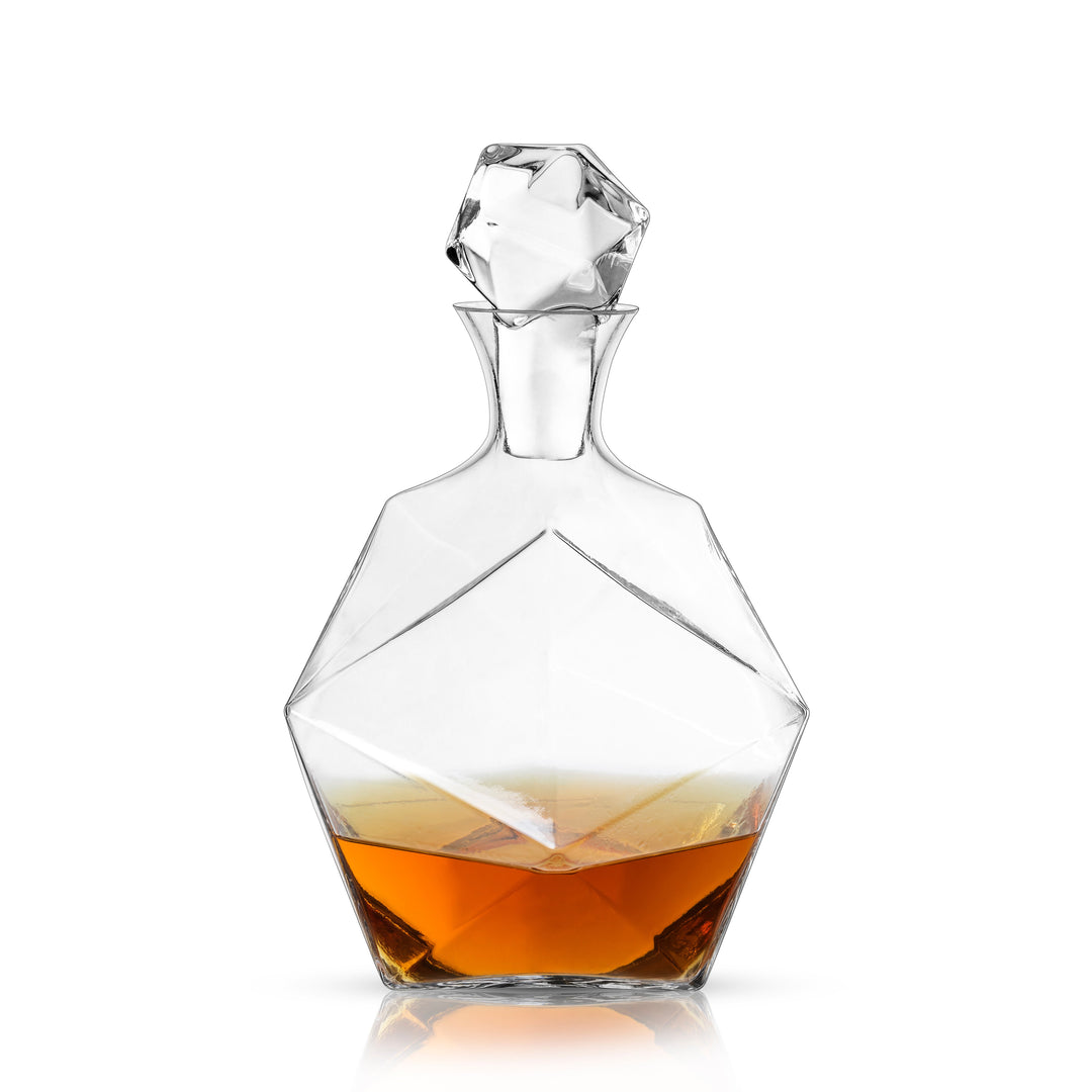 Seneca Faceted Crystal Liquor Decanter - Fluid And Fire