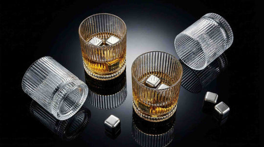 The Column Ribbed Tumbler Set of 12 — A Foundation of Texture and Light