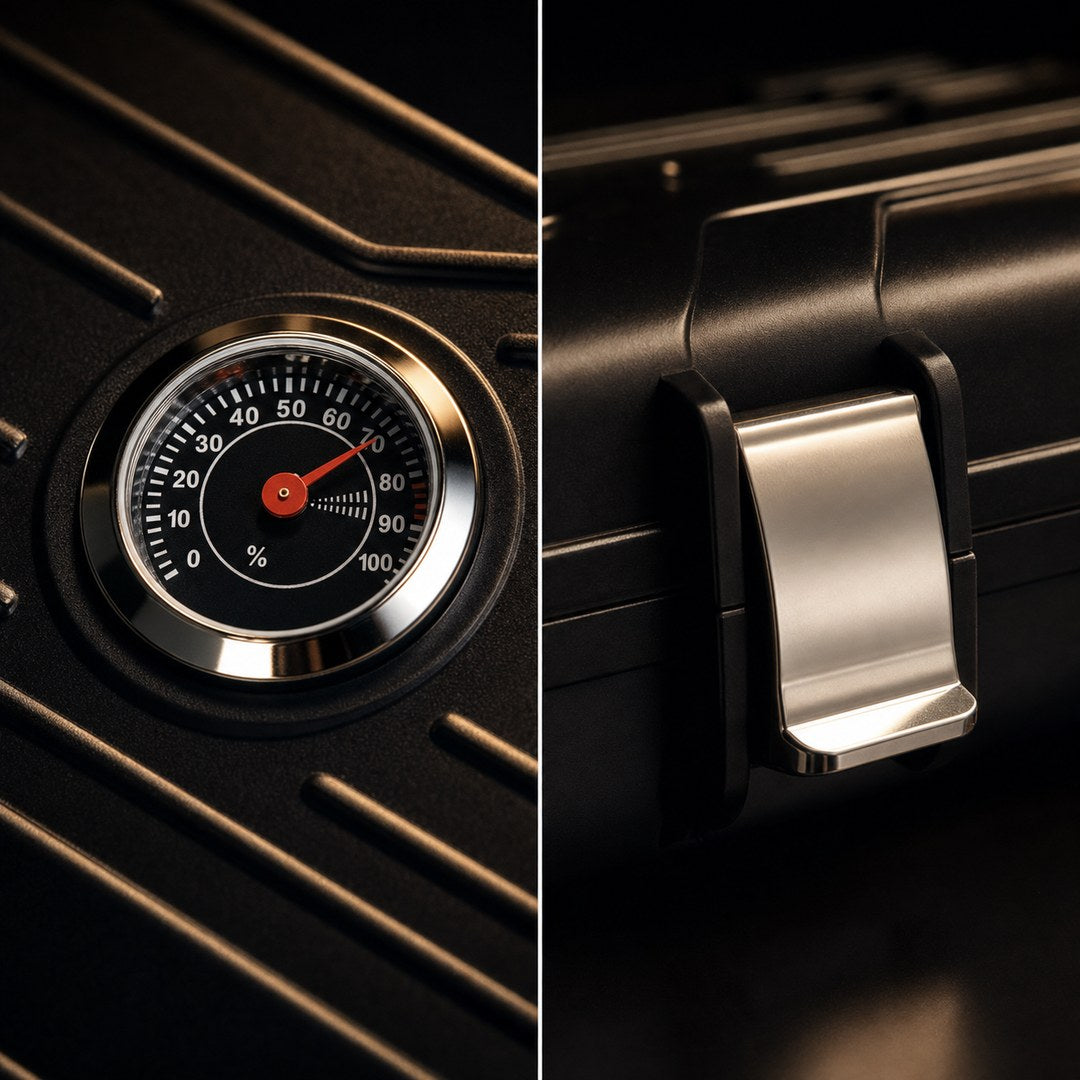 The Roccaforte Portable Cigar Travel Case - Fluid And Fire