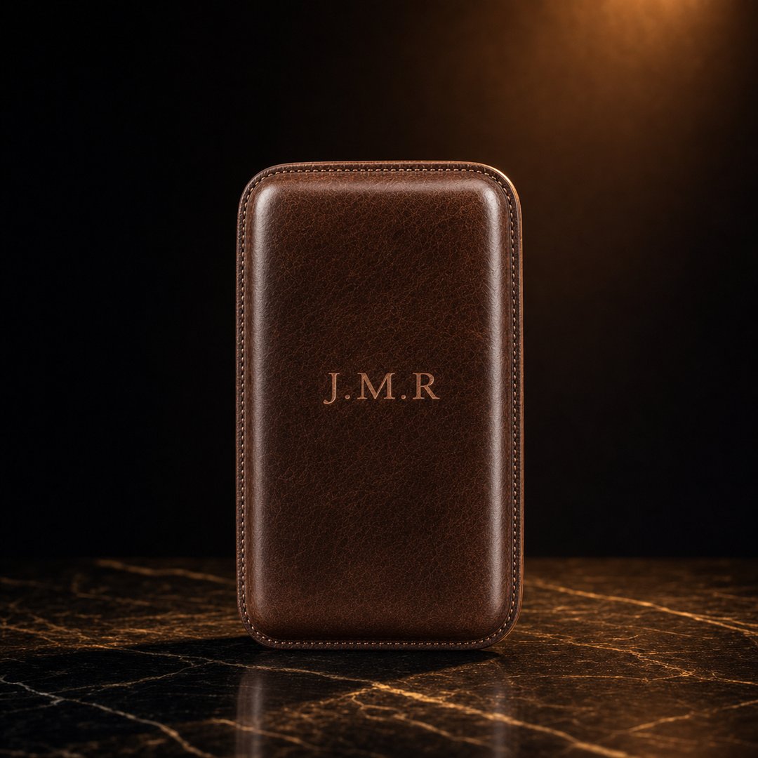 The Scudo: Leather Cigar Pouch