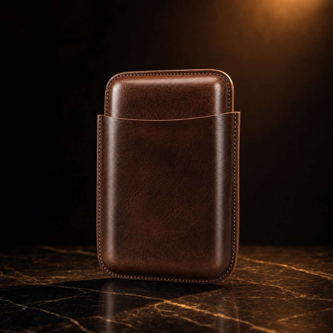 The Scudo: Leather Cigar Pouch