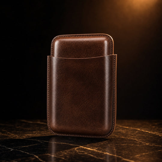 The Scudo: Leather Cigar Pouch