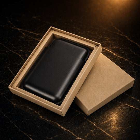 The Scudo: Leather Cigar Pouch