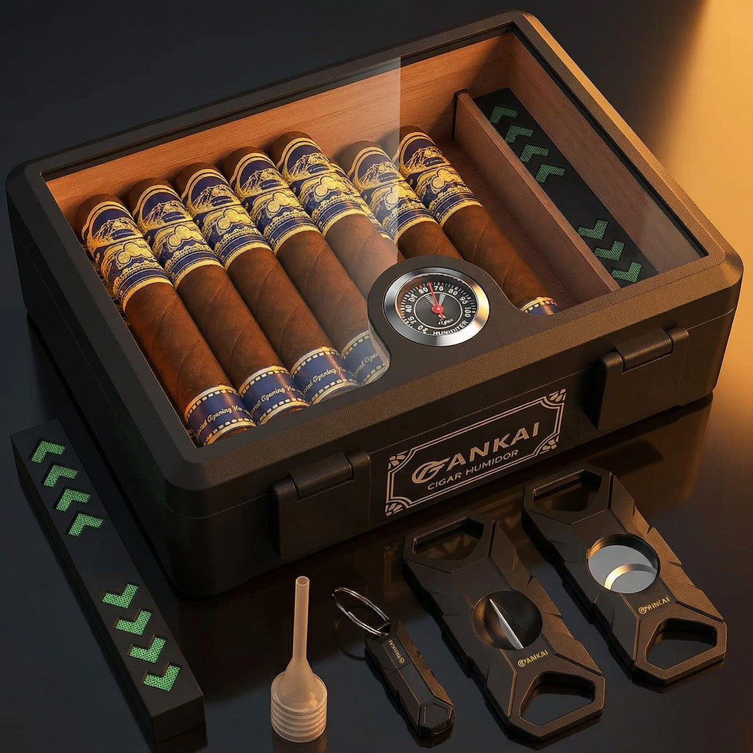 The Aficionado's Arsenal: Complete Cigar Humidor Kit