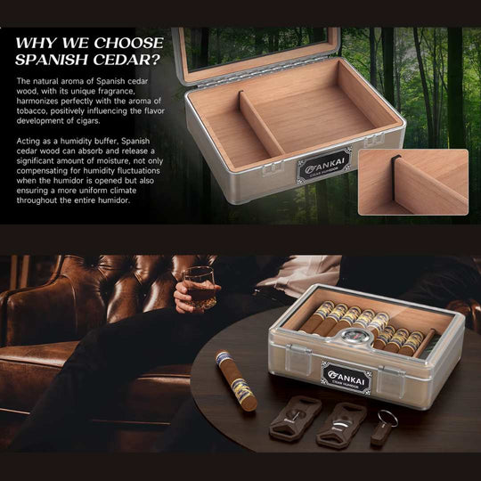 The Aficionado's Arsenal: Complete Cigar Humidor Kit