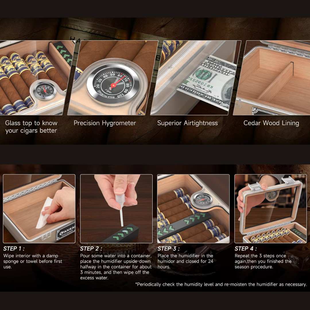 The Aficionado's Arsenal: Complete Cigar Humidor Kit