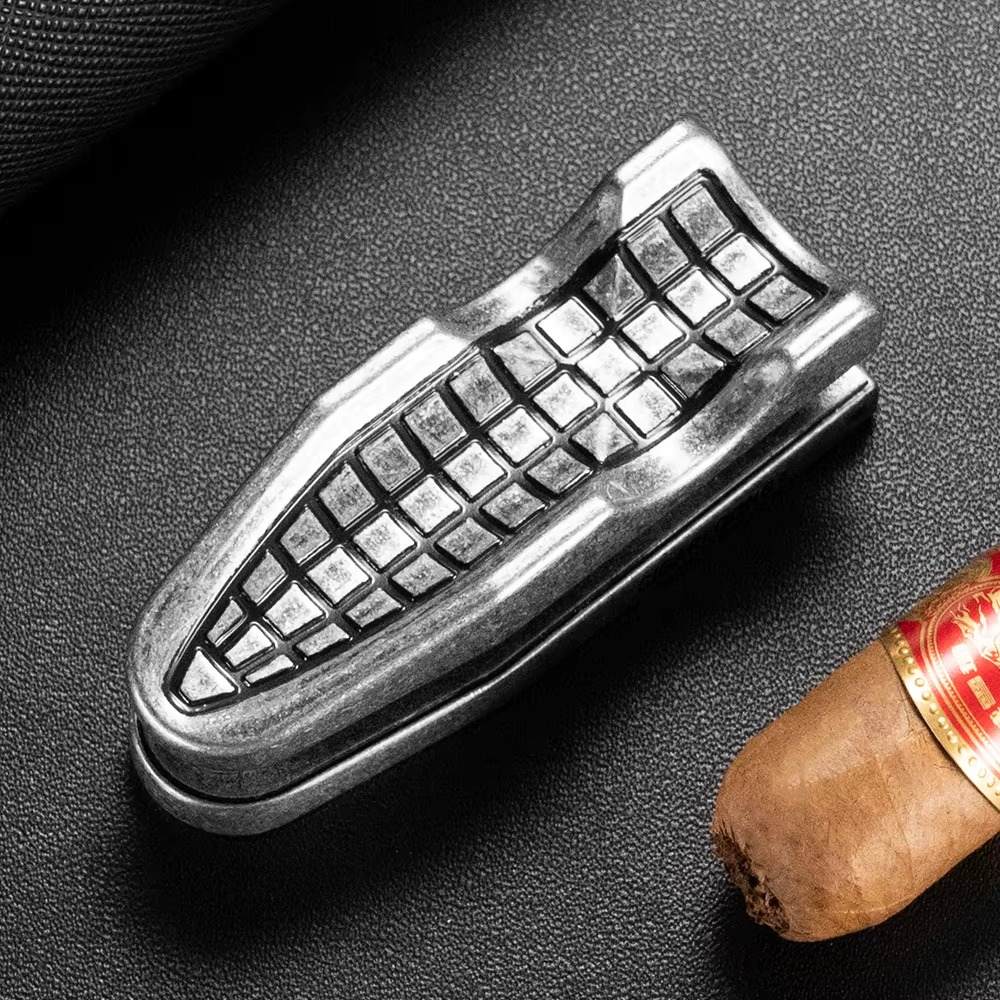 The Cypher: Triple-Caliber Cigar Punch & Stand