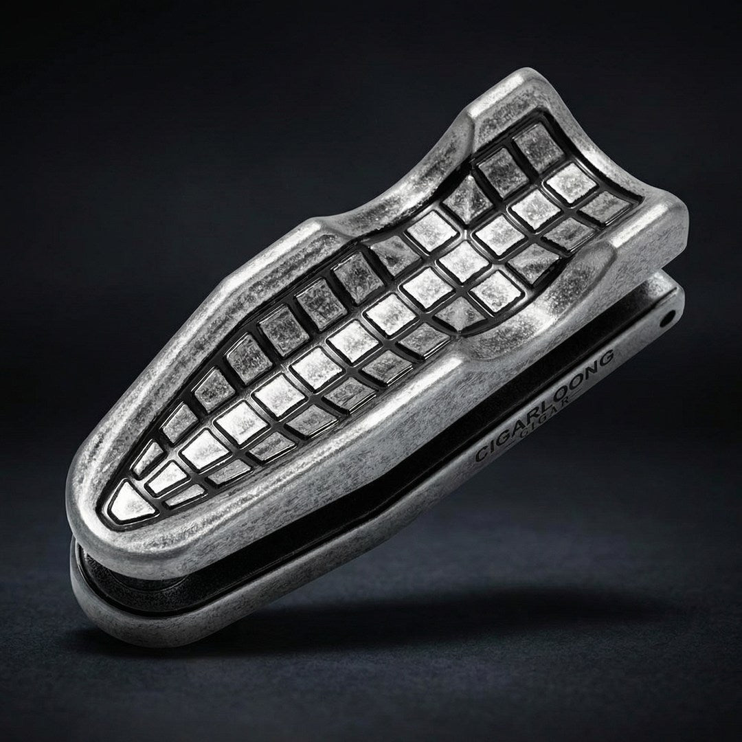 The Cypher: Triple-Caliber Cigar Punch & Stand – Fluid And Fire