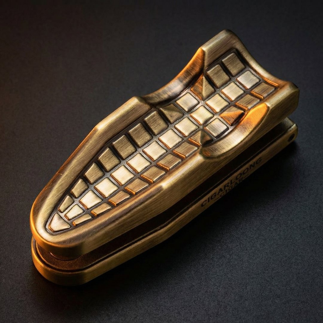 The Cypher: Triple-Caliber Cigar Punch & Stand