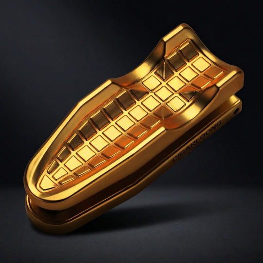 The Cypher: Triple-Caliber Cigar Punch & Stand