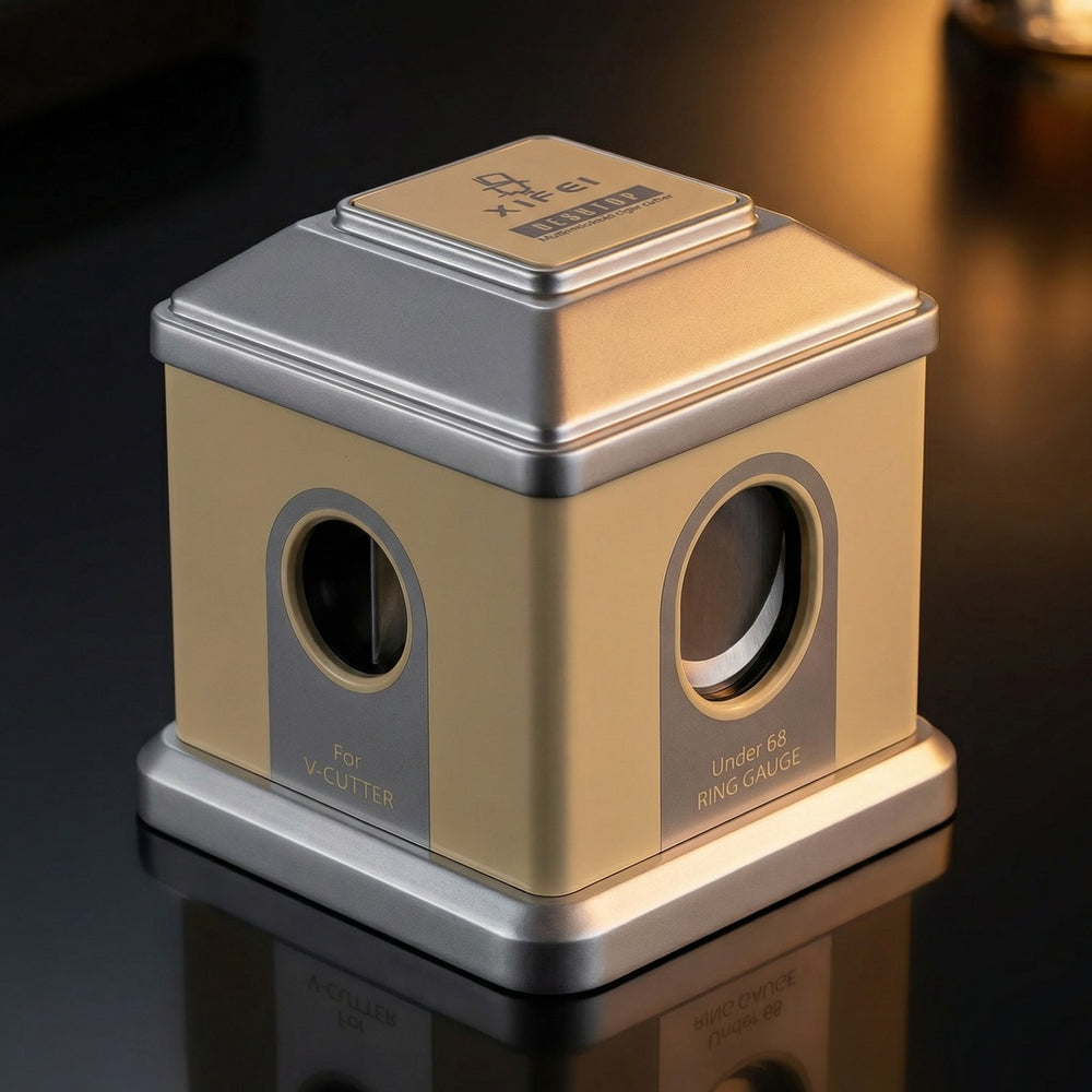 The Magistrate: 4-in-1 Desktop Cigar Cutter - Fluid And Fire